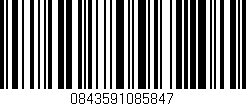Código de barras (EAN, GTIN, SKU, ISBN): '0843591085847'