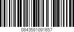 Código de barras (EAN, GTIN, SKU, ISBN): '0843591091657'