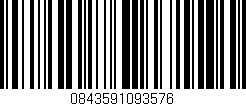 Código de barras (EAN, GTIN, SKU, ISBN): '0843591093576'