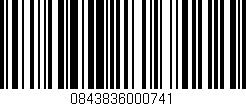 Código de barras (EAN, GTIN, SKU, ISBN): '0843836000741'
