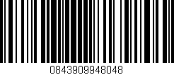 Código de barras (EAN, GTIN, SKU, ISBN): '0843909948048'
