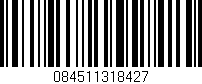 Código de barras (EAN, GTIN, SKU, ISBN): '084511318427'