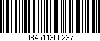 Código de barras (EAN, GTIN, SKU, ISBN): '084511366237'