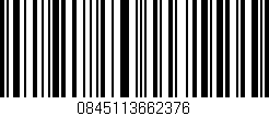 Código de barras (EAN, GTIN, SKU, ISBN): '0845113662376'
