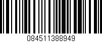 Código de barras (EAN, GTIN, SKU, ISBN): '084511388949'