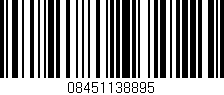 Código de barras (EAN, GTIN, SKU, ISBN): '08451138895'