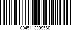 Código de barras (EAN, GTIN, SKU, ISBN): '0845113889568'