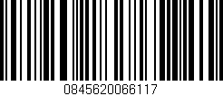 Código de barras (EAN, GTIN, SKU, ISBN): '0845620066117'
