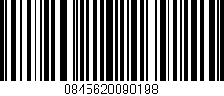 Código de barras (EAN, GTIN, SKU, ISBN): '0845620090198'