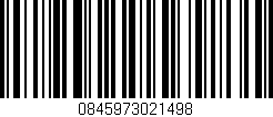 Código de barras (EAN, GTIN, SKU, ISBN): '0845973021498'