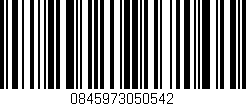 Código de barras (EAN, GTIN, SKU, ISBN): '0845973050542'