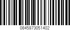 Código de barras (EAN, GTIN, SKU, ISBN): '0845973051402'