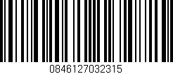 Código de barras (EAN, GTIN, SKU, ISBN): '0846127032315'