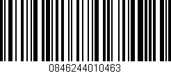 Código de barras (EAN, GTIN, SKU, ISBN): '0846244010463'