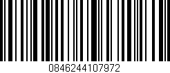 Código de barras (EAN, GTIN, SKU, ISBN): '0846244107972'