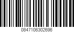 Código de barras (EAN, GTIN, SKU, ISBN): '0847106302696'