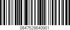 Código de barras (EAN, GTIN, SKU, ISBN): '0847528640901'