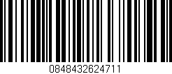 Código de barras (EAN, GTIN, SKU, ISBN): '0848432624711'