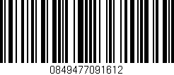 Código de barras (EAN, GTIN, SKU, ISBN): '0849477091612'