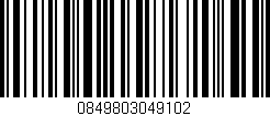 Código de barras (EAN, GTIN, SKU, ISBN): '0849803049102'