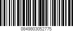 Código de barras (EAN, GTIN, SKU, ISBN): '0849803052775'