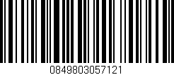 Código de barras (EAN, GTIN, SKU, ISBN): '0849803057121'