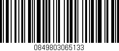 Código de barras (EAN, GTIN, SKU, ISBN): '0849803065133'