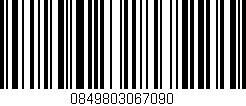 Código de barras (EAN, GTIN, SKU, ISBN): '0849803067090'