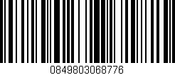 Código de barras (EAN, GTIN, SKU, ISBN): '0849803068776'