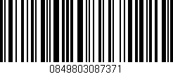 Código de barras (EAN, GTIN, SKU, ISBN): '0849803087371'