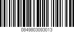 Código de barras (EAN, GTIN, SKU, ISBN): '0849803093013'