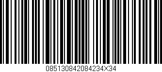 Código de barras (EAN, GTIN, SKU, ISBN): '085130842084234X34'