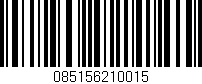 Código de barras (EAN, GTIN, SKU, ISBN): '085156210015'