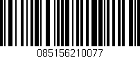 Código de barras (EAN, GTIN, SKU, ISBN): '085156210077'