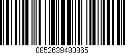 Código de barras (EAN, GTIN, SKU, ISBN): '0852639480865'