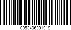 Código de barras (EAN, GTIN, SKU, ISBN): '0853466001919'