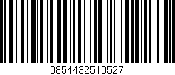 Código de barras (EAN, GTIN, SKU, ISBN): '0854432510527'