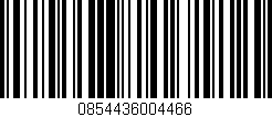 Código de barras (EAN, GTIN, SKU, ISBN): '0854436004466'