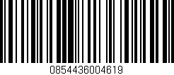 Código de barras (EAN, GTIN, SKU, ISBN): '0854436004619'