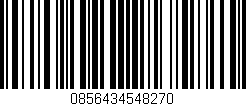 Código de barras (EAN, GTIN, SKU, ISBN): '0856434548270'