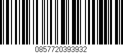 Código de barras (EAN, GTIN, SKU, ISBN): '0857720393932'