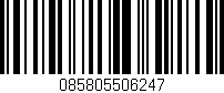 Código de barras (EAN, GTIN, SKU, ISBN): '085805506247'