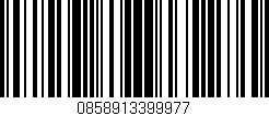 Código de barras (EAN, GTIN, SKU, ISBN): '0858913399977'