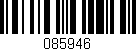 Código de barras (EAN, GTIN, SKU, ISBN): '085946'
