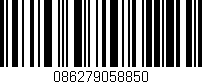 Código de barras (EAN, GTIN, SKU, ISBN): '086279058850'