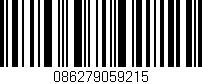 Código de barras (EAN, GTIN, SKU, ISBN): '086279059215'