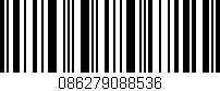 Código de barras (EAN, GTIN, SKU, ISBN): '086279088536'