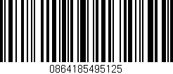 Código de barras (EAN, GTIN, SKU, ISBN): '0864185495125'