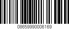 Código de barras (EAN, GTIN, SKU, ISBN): '08659990006169'