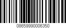 Código de barras (EAN, GTIN, SKU, ISBN): '08659990006350'